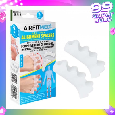 AIRFIT MEDI Gel Toe Alignment Spacers Crowding & Overlapping Corrector Pair 1s