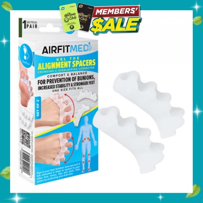 AF MEDI Gel Toe Alignment Spacers Crowding & Overlapping Corrector Pair 1s image