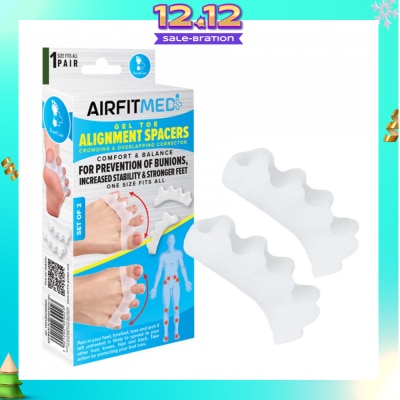 AIRFIT MEDI Gel Toe Alignment Spacers Crowding & Overlapping Corrector Pair 1s