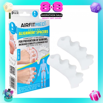 AF MEDI - Gel Toe Alignment Spacers Crowding & Overlapping Corrector Pair 1s