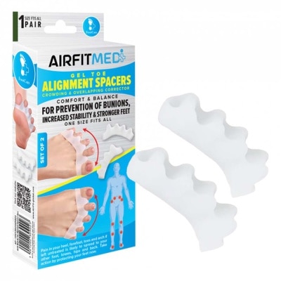 AIRFIT MEDI Gel Toe Alignment Spacers Crowding & Overlapping Corrector Pair 1s