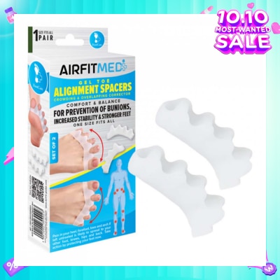 AIRFIT MEDI Gel Toe Alignment Spacers Crowding & Overlapping Corrector Pair 1s