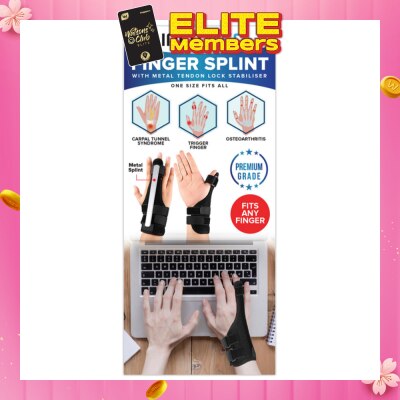AIRFIT MEDI Finger Splint With Metal Tendon Lock Stabiliser 1s