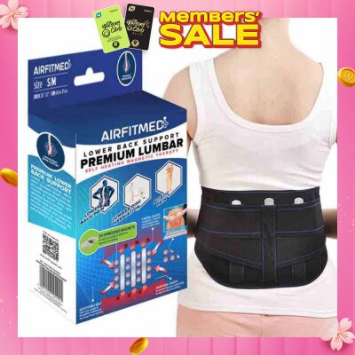 AIRFIT MEDI Self Heating Magnetic Therapy Lower Back Support Premium Lumbar S/M 1s