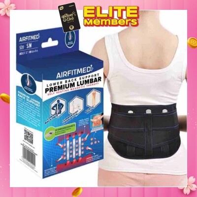 AIRFIT MEDI Self Heating Magnetic Therapy Lower Back Support Premium Lumbar S/M 1s