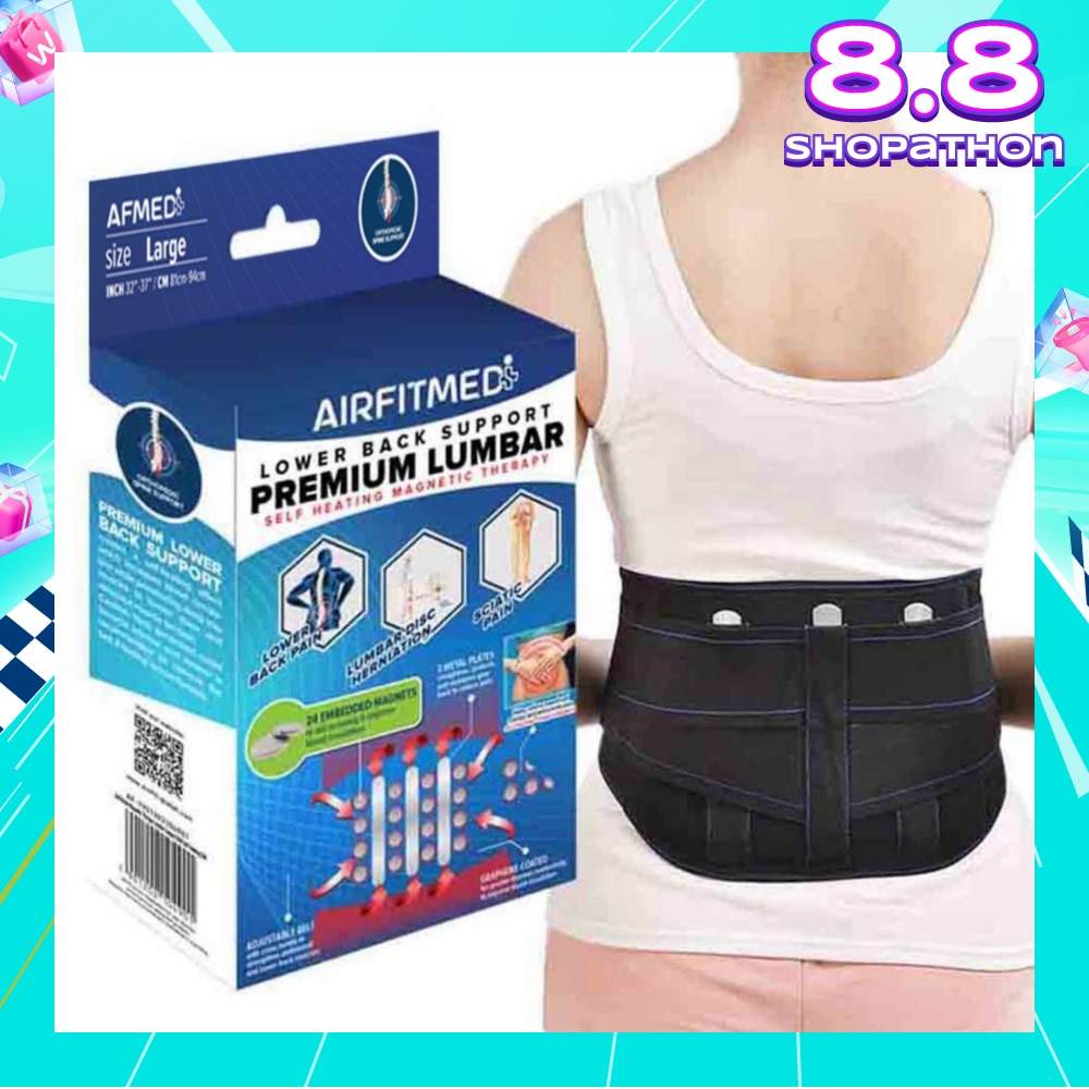Self Heating Magnetic Therapy Lower Back Support Premium Lumbar L 1s