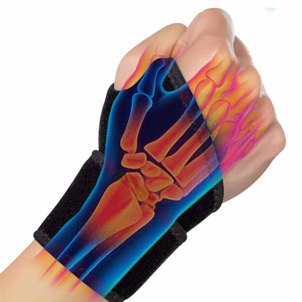 Self Heating Magnetic Wrist Compression Wrap 1s