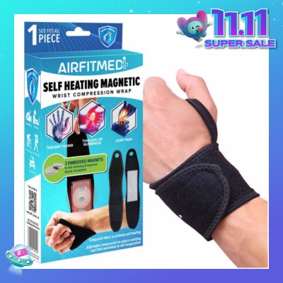 AIRFIT MEDI Self Heating Magnetic Wrist Compression Wrap 1s