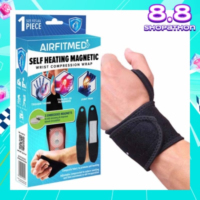AIRFIT MEDI Self Heating Magnetic Wrist Compression Wrap 1s