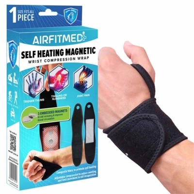 AIRFIT MEDI Self Heating Magnetic Wrist Compression Wrap 1s