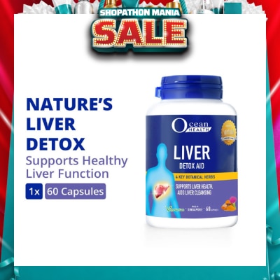 OCEAN HEALTH - Ocean Health Liver Detox Aid Supports Liver Health, Aids Liver Cleansing 60 Cap