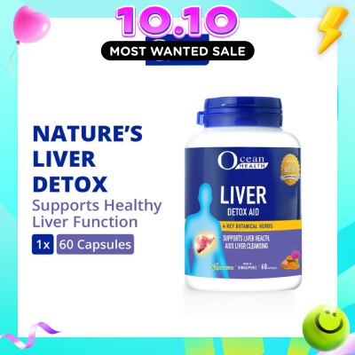 OCEAN HEALTH Ocean Health Liver Detox Aid Supports Liver Health, Aids Liver Cleansing 60 Cap image
