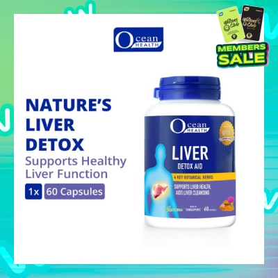 OCEAN HEALTH Ocean Health Liver Detox Aid Supports Liver Health, Aids Liver Cleansing 60 Cap