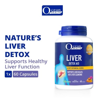 OCEAN HEALTH Ocean Health Liver Detox Aid Supports Liver Health, Aids Liver Cleansing 60 Cap