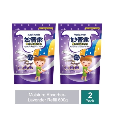 MAGIC AMAH - Lavender Scented Moisture Absorber Refill Pack 600g x 2s