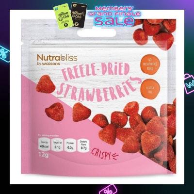 NUTRABLISS BY WATSONS Freeze-Dried Strawberries 12g