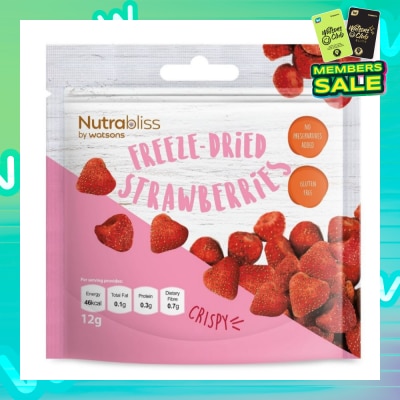 NUTRABLISS BY WATSONS Freeze-Dried Strawberries 12g