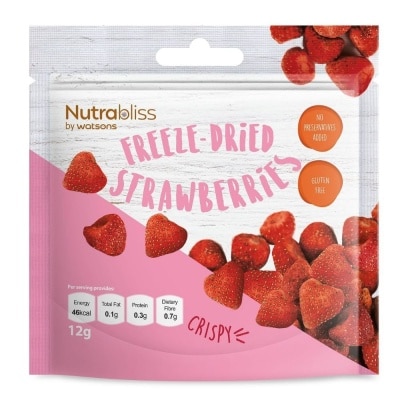 NUTRABLISS BY WATSONS Freeze-Dried Strawberries 12g