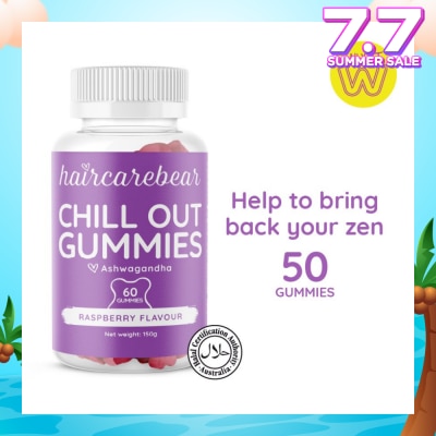 HAIRCAREBEAR Ashwagandha Gummies (Help Relax Muscles And Mind) 50s