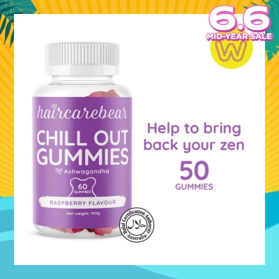 HAIRCAREBEAR Ashwagandha Gummies (Help Relax Muscles And Mind) 50s