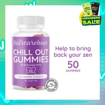HAIRCAREBEAR Ashwagandha Gummies (Help Relax Muscles And Mind) 50s