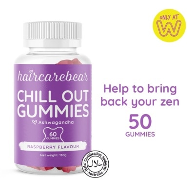 HAIRCAREBEAR Ashwagandha Gummies (Help Relax Muscles And Mind) 50s