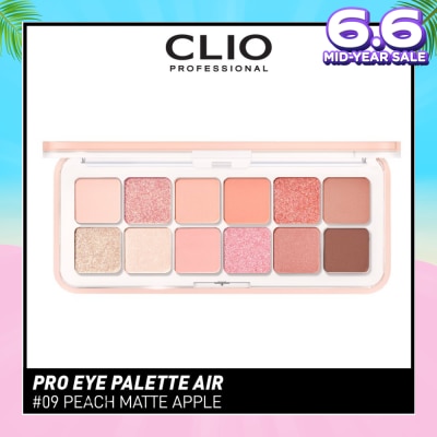 CLIO Pro Eye Palette Air 09 Peach Mate Apple (Every Fruit Grocery) 7.2g