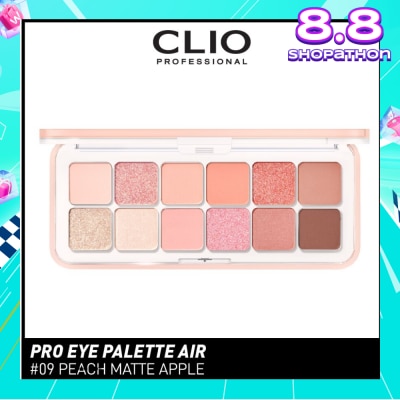 CLIO Pro Eye Palette Air 09 Peach Mate Apple (Every Fruit Grocery) 7.2g