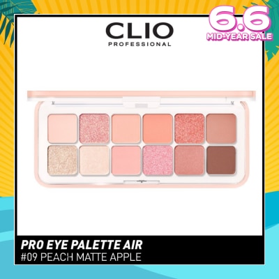CLIO Pro Eye Palette Air 09 Peach Mate Apple (Every Fruit Grocery) 7.2g