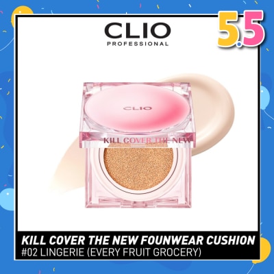 CLIO Kill Cover The New Founwear Cushion 2 Lingerie (Every Fruit Grocery) 15g