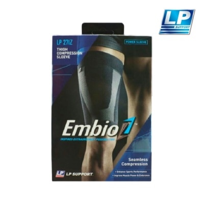 LP SUPPORT - Thigh Compression Sleeve (Size M) Enhances Strength Of Thigh Muscles And Reduce The Tremors Of Muscle Contractions 1s image