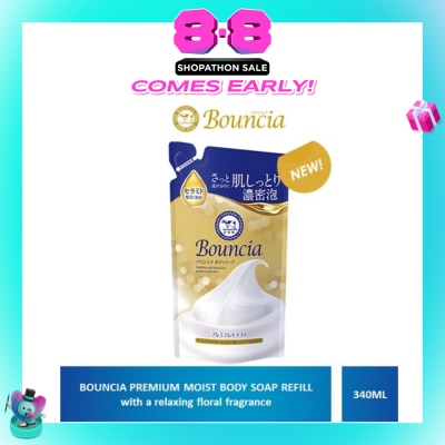 BOUNCIA - Body Soap Premium Moist Pump Refill 340ml
