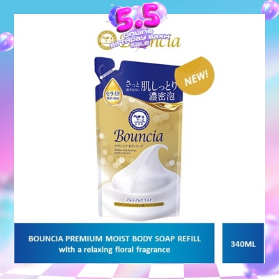 BOUNCIA - Body Soap Premium Moist Pump Refill 340ml