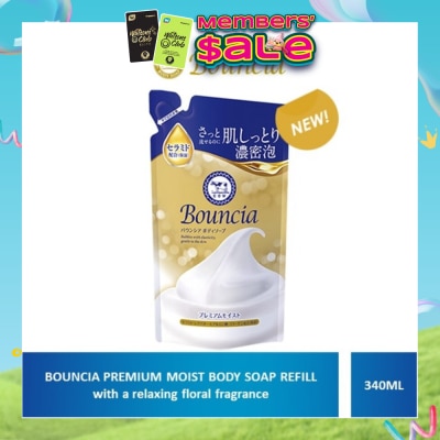 BOUNCIA - Body Soap Premium Moist Pump Refill 340ml