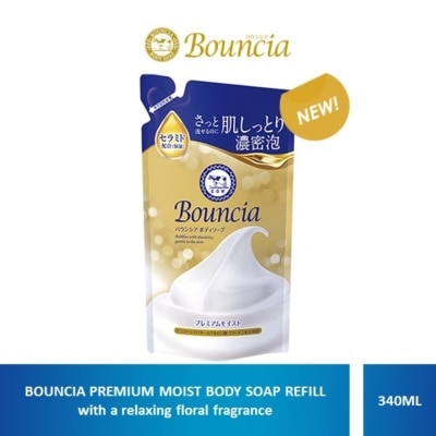 BOUNCIA Body Soap Premium Moist Pump Refill 340ml