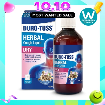 DURO TUSS Herbal Dry Cough Liquid 100ml image