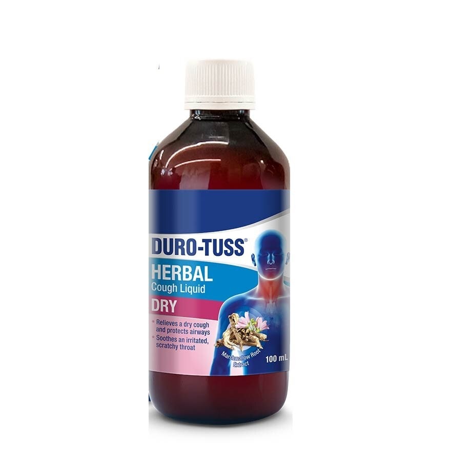 Herbal Dry Cough Liquid (Helps To Relieve A Dry Cough And Protects Airways) 100ml