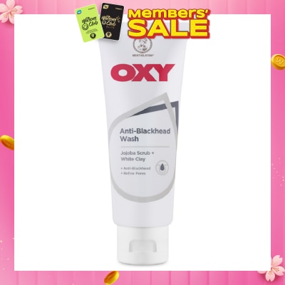 OXY Anti Blackhead Wash (Fights Blackheads, Refines Pores, Fights Pimples, Suitable For Blackhead Prone Skin) 100g