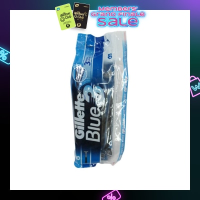 GILLETTE Blue3 Disposable Razor 8s