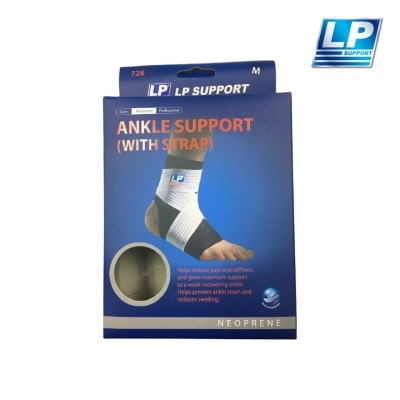 LP SUPPORT - Ankle Support With Straps (Size L) Prevent Ankle Strain And Reduce Swelling And Stiffness, 1s