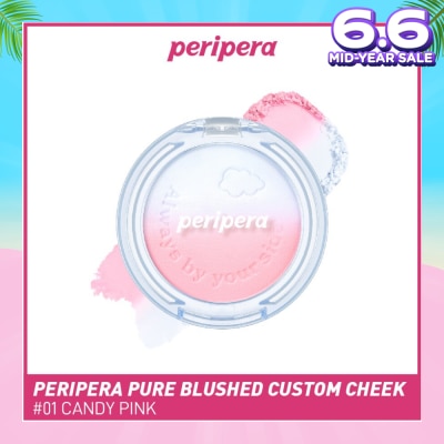 PERIPERA Night Peri Pure Blushed Custom Cheek 01 Candy Pink 1s