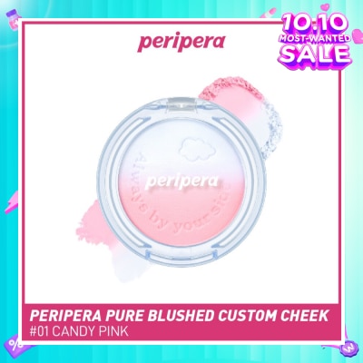 PERIPERA Night Peri Pure Blushed Custom Cheek 01 Candy Pink 1s