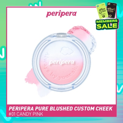 PERIPERA Night Peri Pure Blushed Custom Cheek 01 Candy Pink 1s