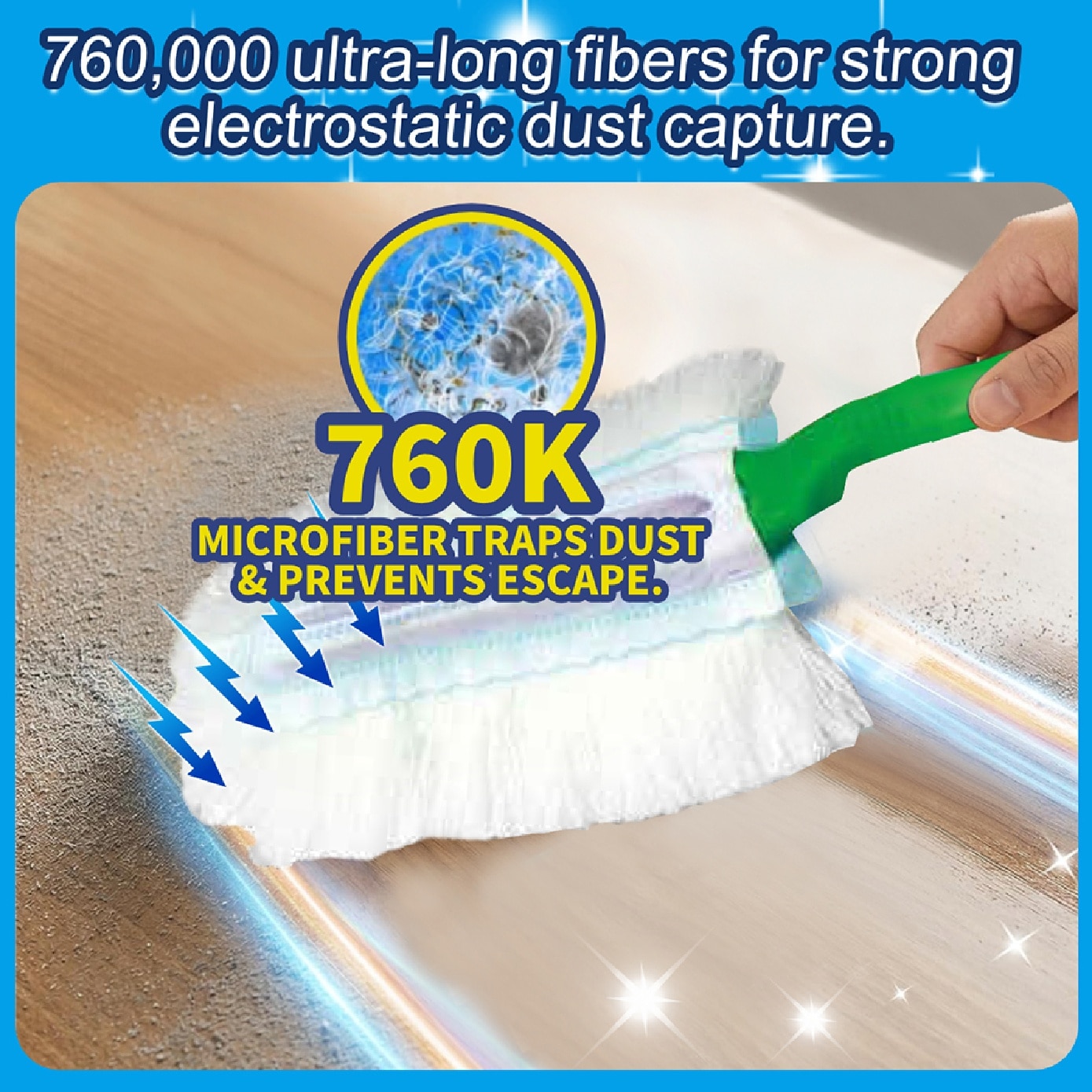 Dust Removal Whisk with Refill Sheets Set 2s image