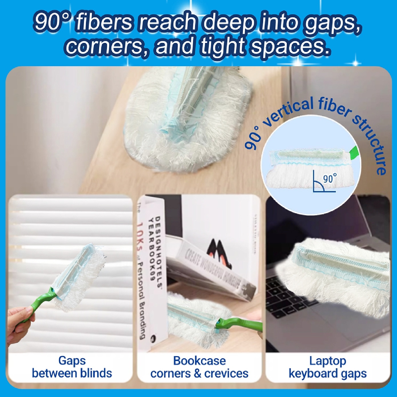 Dust Removal Whisk with Refill Sheets Set 2s image