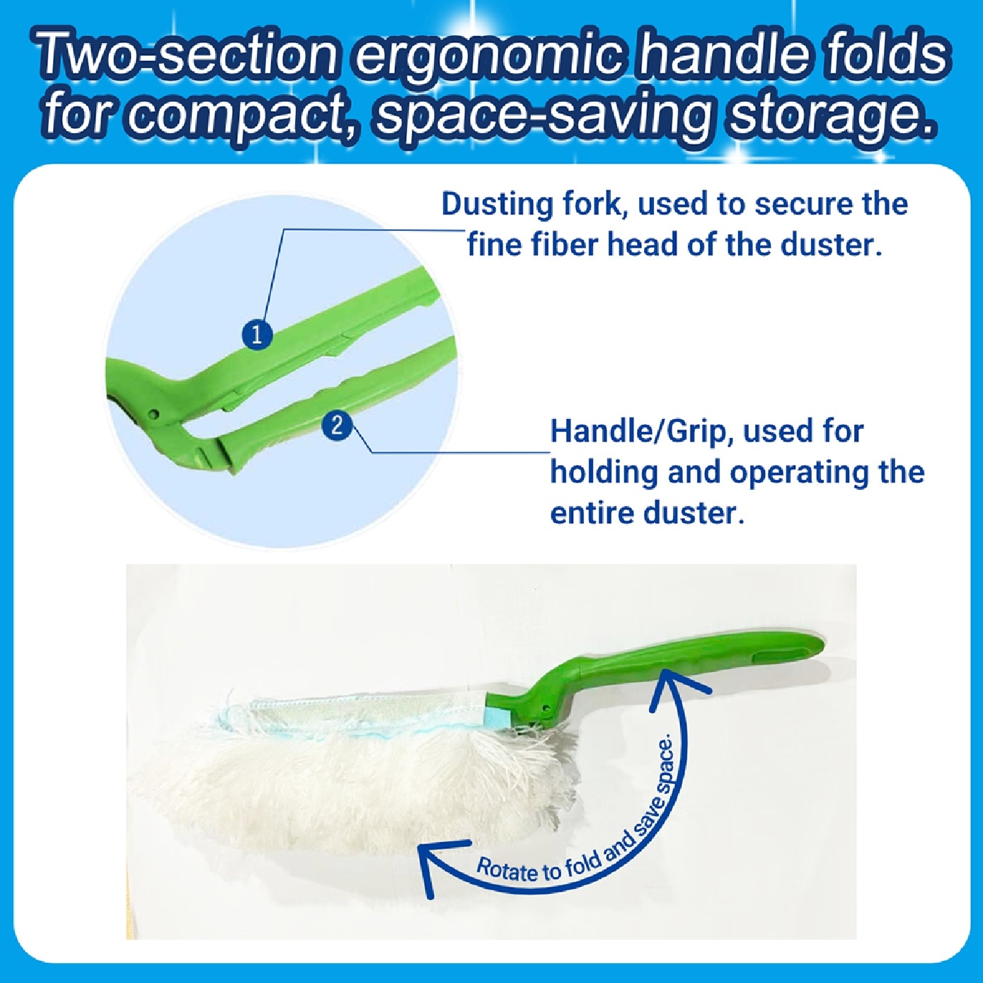 Dust Removal Whisk with Refill Sheets Set 2s image