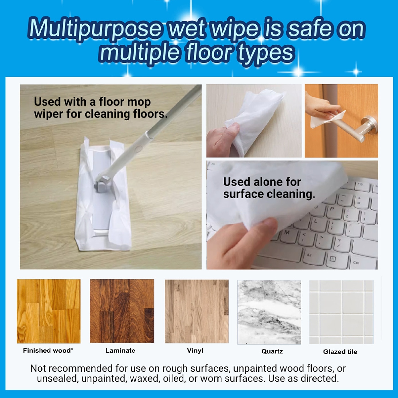 Tea Tree Wipes & Mop Cloth 12s x 3 image