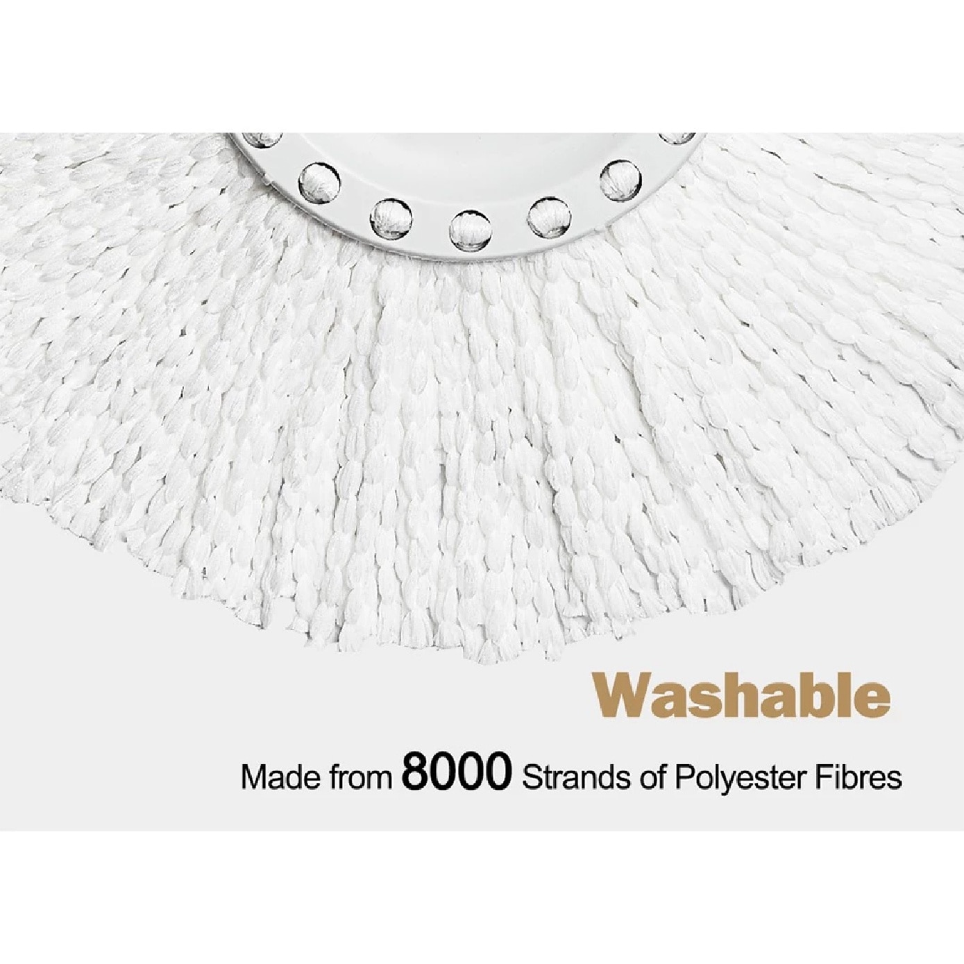 Sh350 Yellow Spin Mop Set (Spin Bucket, Hand Press Handle, 3 Standard Mop Heads, Pole, and Warranty Card) 1s