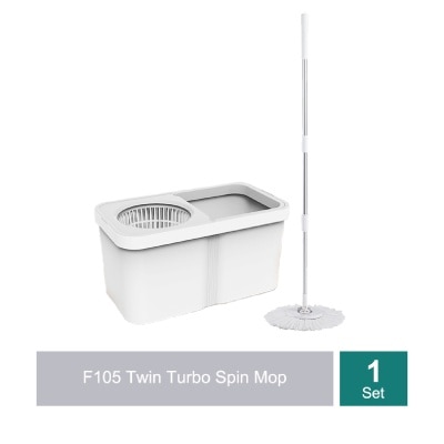 SUPAMOP - F105 Twin Turbo Spin Mop Set 1s
