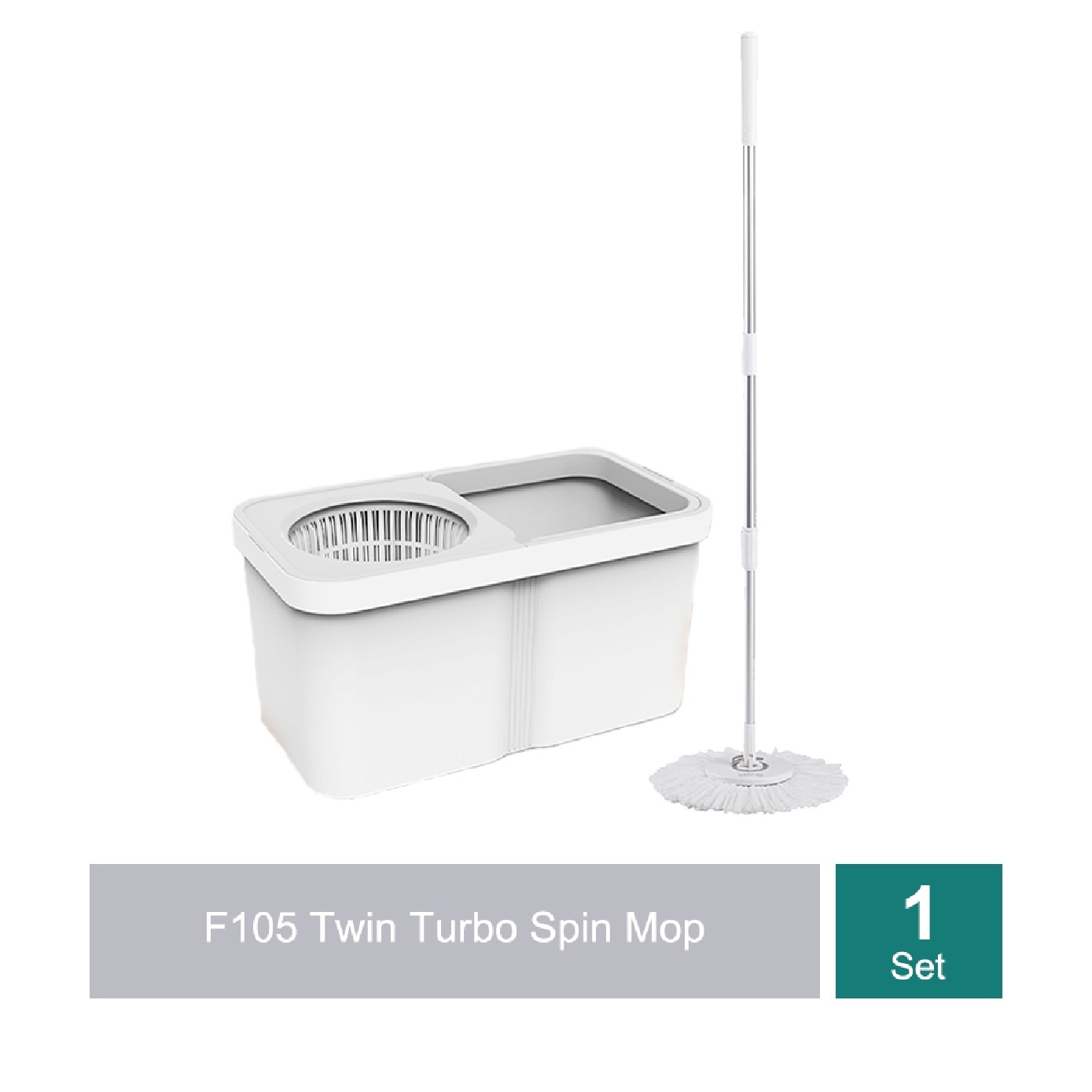 F105 Twin Turbo Spin Mop Set 1s